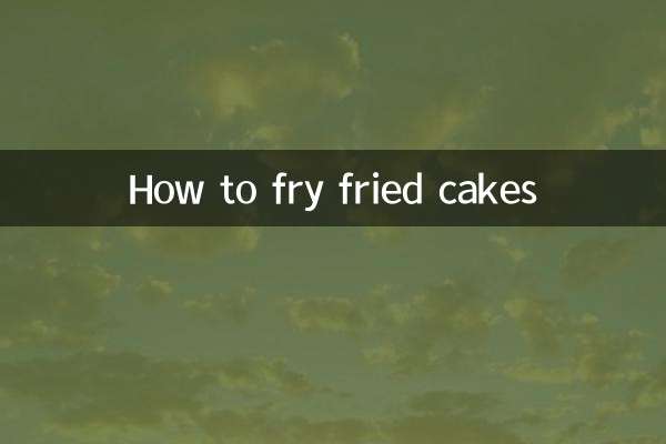 Come friggere le torte fritte