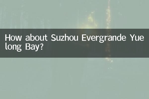 ¿Qué tal Suzhou Evergrande Yuelong Bay?