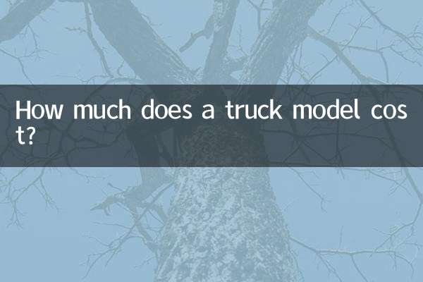 Quanto custa um modelo de caminhão?
