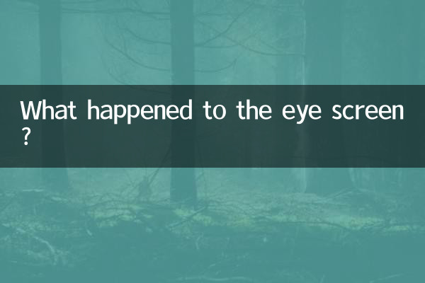 ماذا حدث لشاشة العين؟