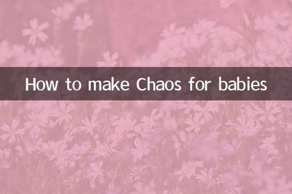 Wie man Chaos für Babys macht