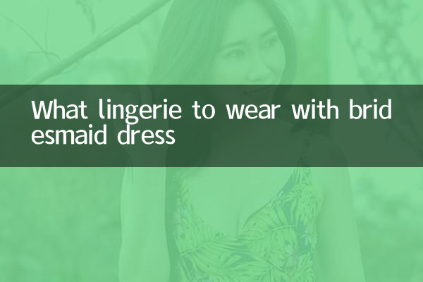 Welche Dessous zum Brautjungfernkleid tragen?