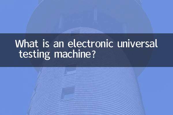 Was ist eine elektronische Universalprüfmaschine?