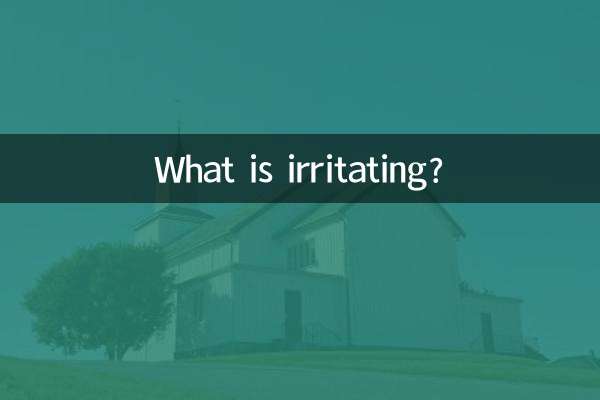 Was ist irritierend?