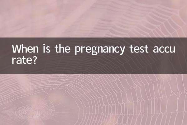 When is the pregnancy test accurate?