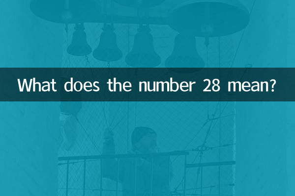 O que significa o número 28?