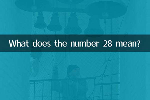 O que significa o número 28?