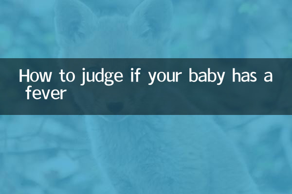 How to judge if your baby has a fever