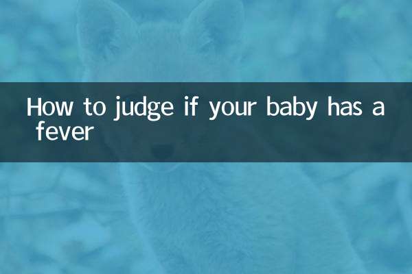 How to judge if your baby has a fever