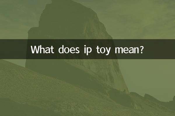 What does ip toy mean?