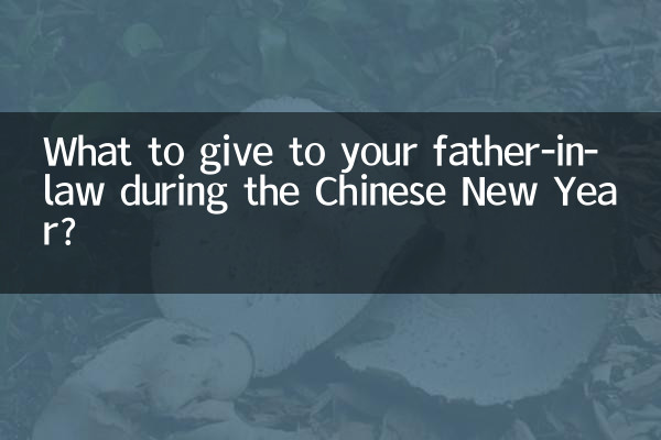 Cosa regalare a tuo suocero durante il Capodanno cinese?