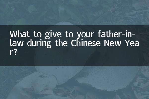中国の旧正月に義父に何を贈りますか?