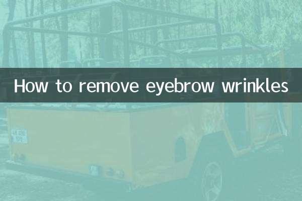 So entfernen Sie Augenbrauenfalten
