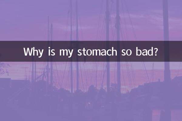 Warum ist mein Magen so schlecht?