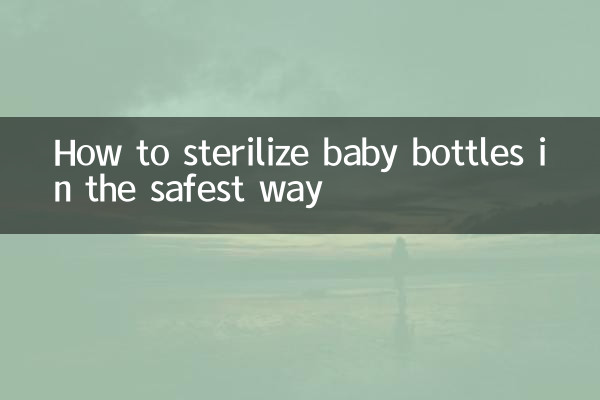 So sterilisieren Sie Babyflaschen am sichersten