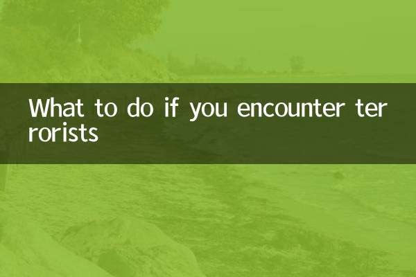 ماذا تفعل إذا واجهت إرهابيين