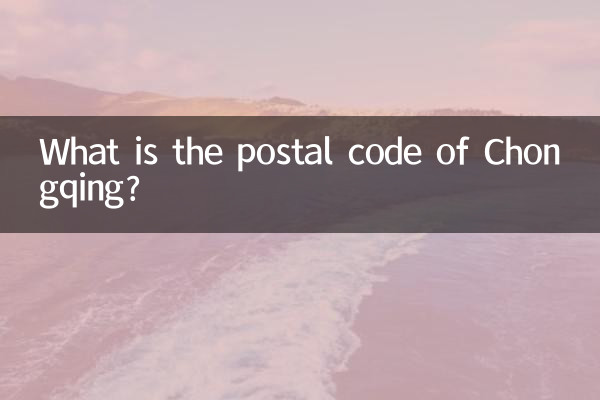 What is the postal code of Chongqing?