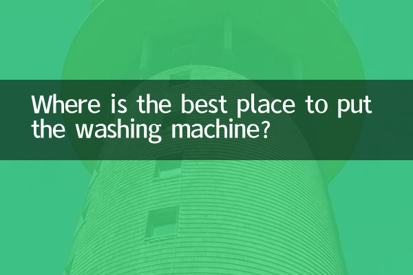 Qual è il posto migliore dove mettere la lavatrice?