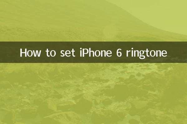 Comment définir la sonnerie de l'iPhone 6