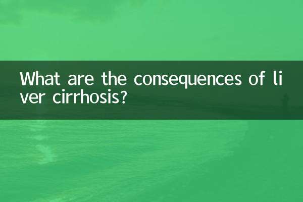 ¿Cuáles son las consecuencias de la cirrosis hepática?