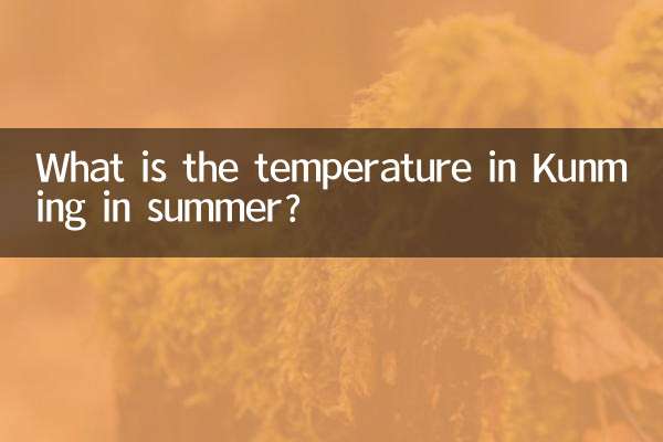 Qual é a temperatura em Kunming no verão?
