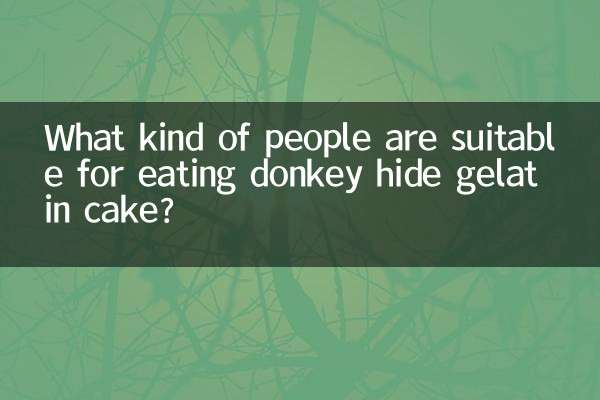 Quel genre de personnes sont aptes à manger du gâteau à la gélatine en peau d’âne ?