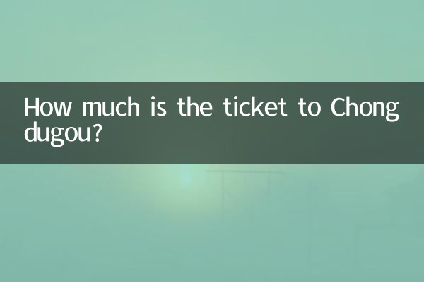 كم ثمن التذكرة إلى تشونغدوغو ؟