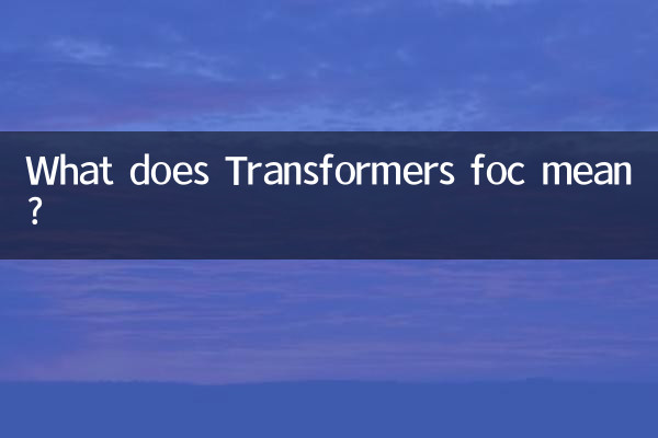 トランスフォーマーのフォーカスってどういう意味ですか？