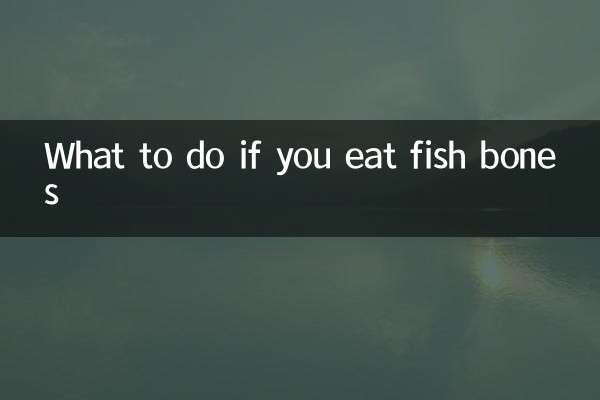 What to do if you eat fish bones