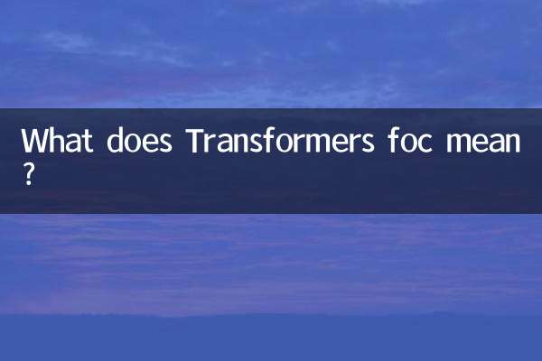 トランスフォーマーのフォーカスってどういう意味ですか？