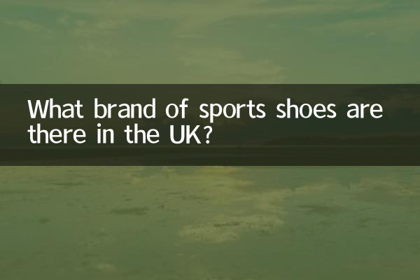Che marca di scarpe sportive ci sono nel Regno Unito?