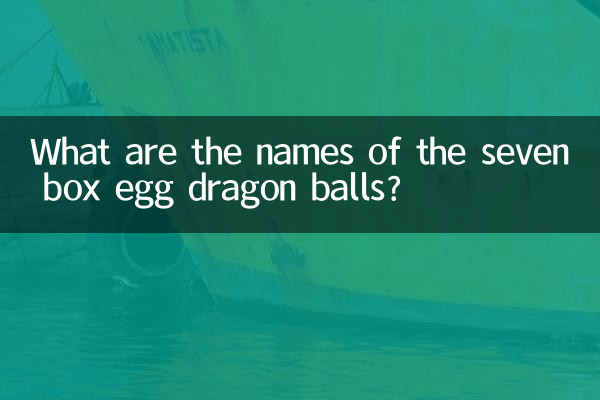 اسم توپ های اژدهای هفت جعبه تخم مرغی چیست؟