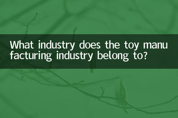 장난감 제조업은 어떤 산업에 속합니까?