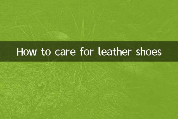 So pflegen Sie Lederschuhe
