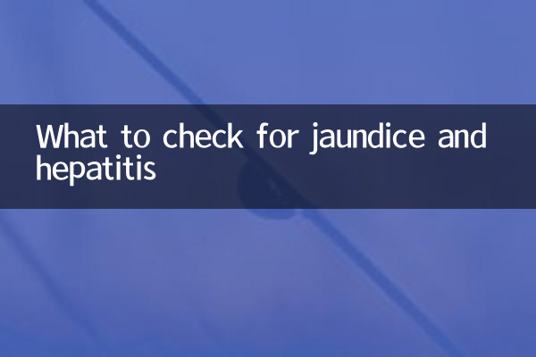 Cosa controllare per l'ittero e l'epatite