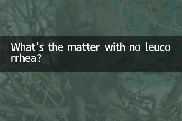 What's the matter with no leucorrhea?