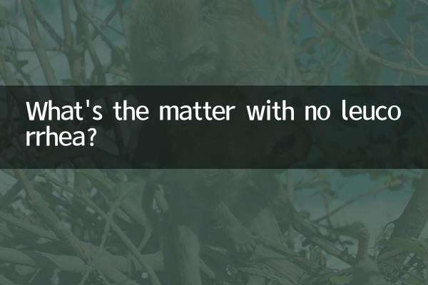 What's the matter with no leucorrhea?