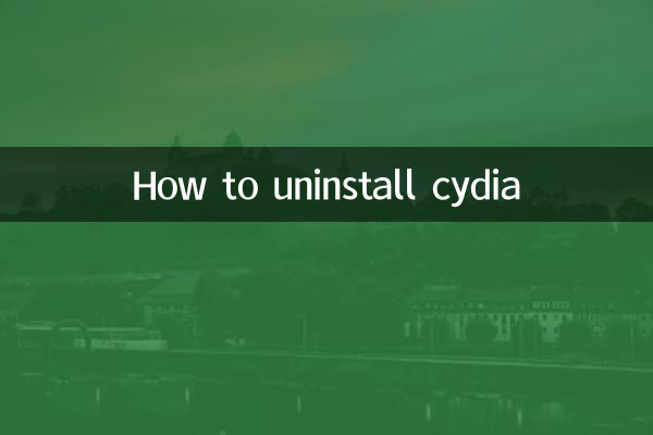 Come disinstallare Cydia