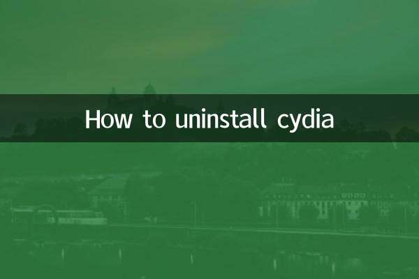 Cydiaをアンインストールする方法