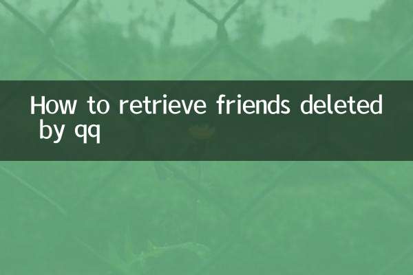 How to retrieve friends deleted by qq
