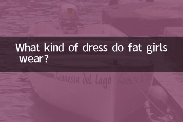What kind of dress do fat girls wear?