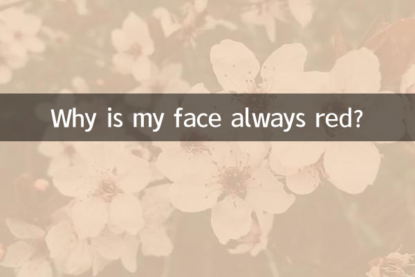 Pourquoi mon visage est-il toujours rouge ?