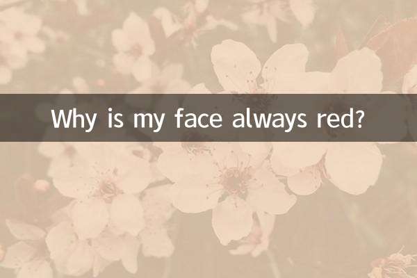 Pourquoi mon visage est-il toujours rouge ?
