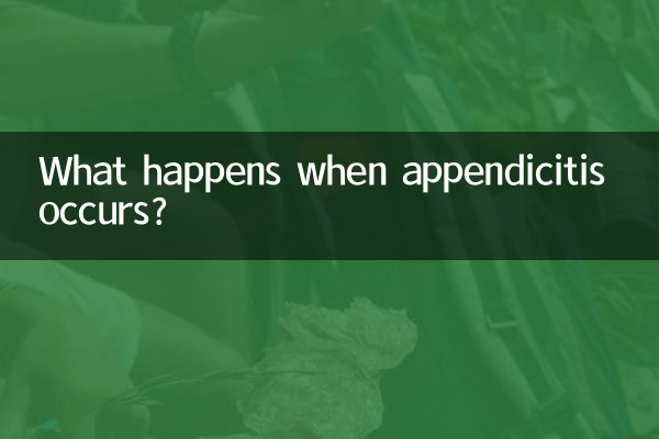 ¿Qué sucede cuando ocurre la apendicitis?