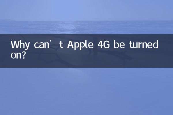 কেন Apple 4G চালু করা যাবে না?