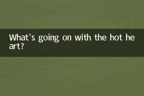 Cosa sta succedendo al cuore caldo?