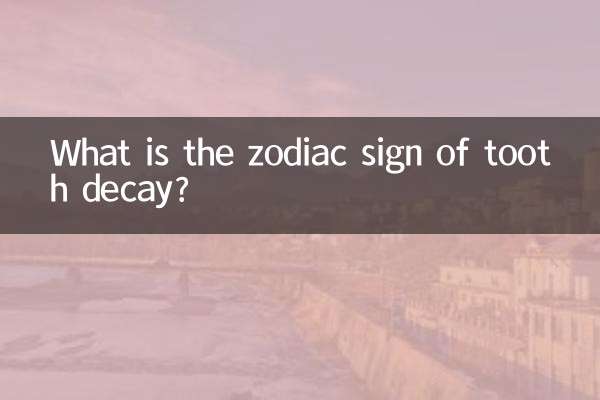 What is the zodiac sign of tooth decay?