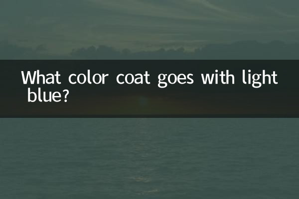 Di che colore si abbina il cappotto con l'azzurro?