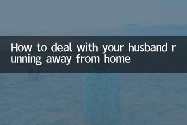 So gehen Sie damit um, dass Ihr Mann von zu Hause wegläuft