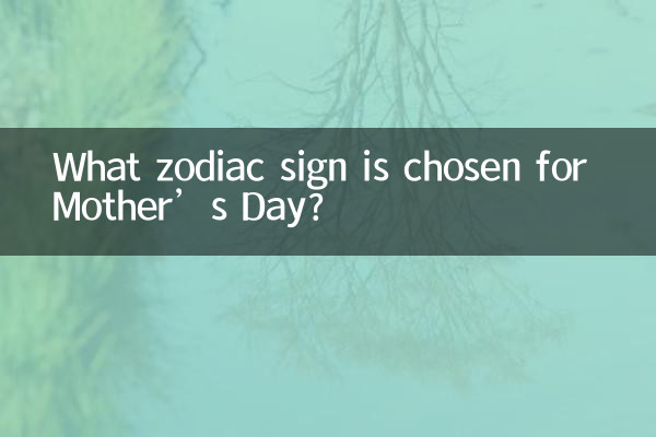 Quale segno zodiacale viene scelto per la Festa della Mamma?